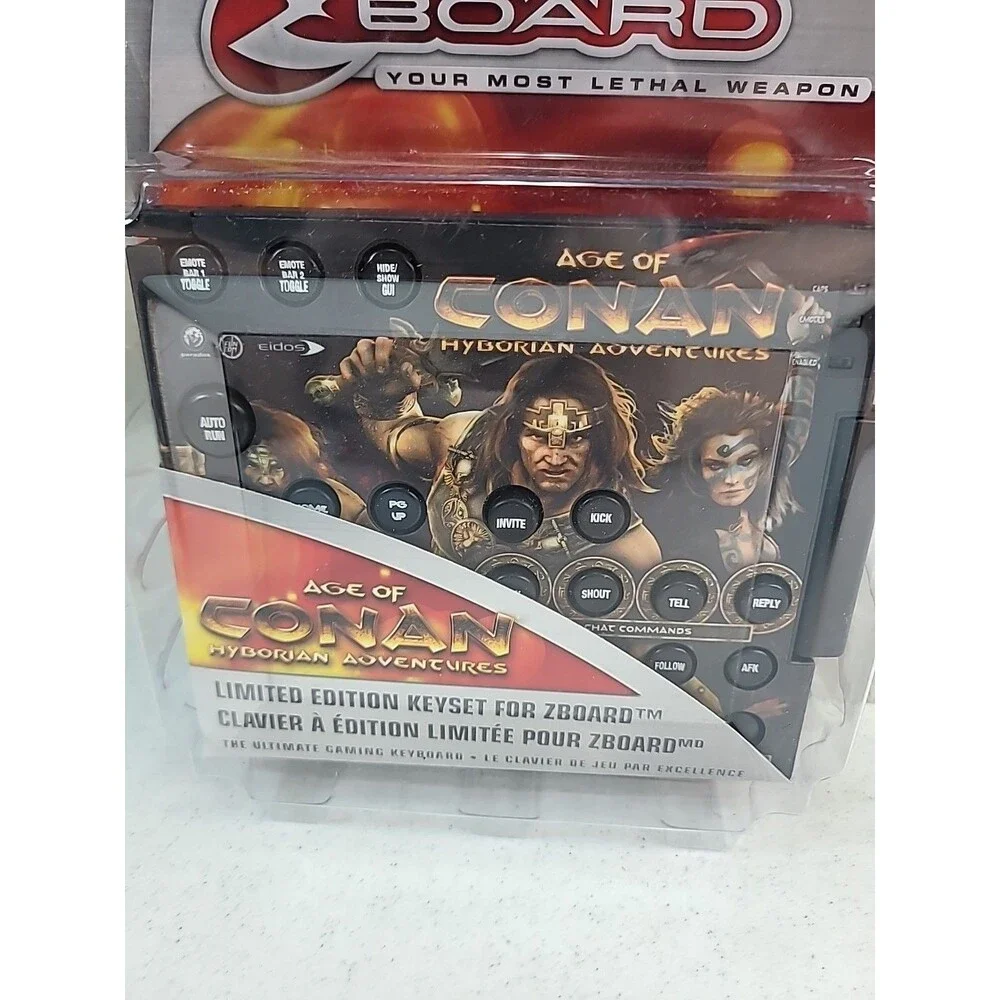 ZBoard Age of Conan Hydorian Limited Edition Gaming Keyset New Schwarzenegger